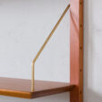 Danish mid century wall unit with cm wide shelves s scaled