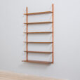 Danish mid century wall unit with cm wide shelves s scaled