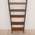 Italian free standing bookcase with brass feet  scaled