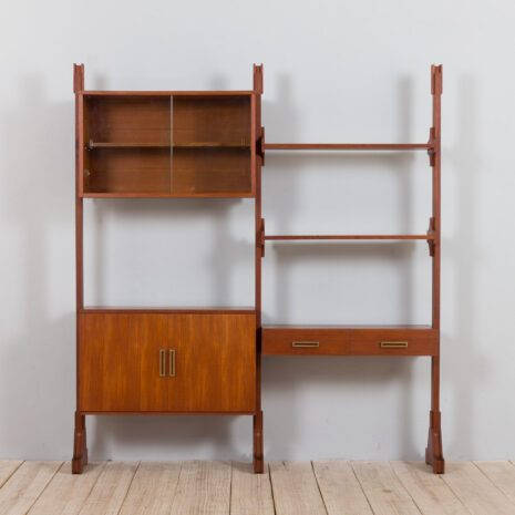 21154 ex21126 Italian free standing wall unit or room divider with a desk in the style of Vittorio Dassi -4 ex Italian free standing wall unit or room divider with a desk in the style of Vittorio Dassi scaled