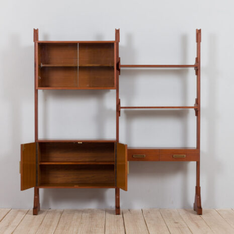 21154 ex21126 Italian free standing wall unit or room divider with a desk in the style of Vittorio Dassi -5 ex Italian free standing wall unit or room divider with a desk in the style of Vittorio Dassi scaled