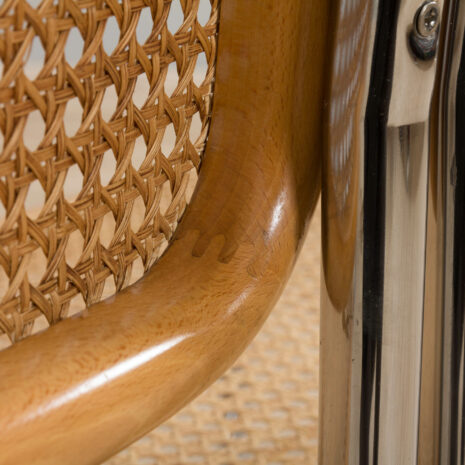 21194 Pair of beech Cesca chairs with rattan -14 Pair of beech Cesca chairs with rattan scaled