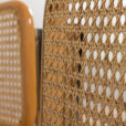 Pair of beech Cesca chairs with rattan  scaled