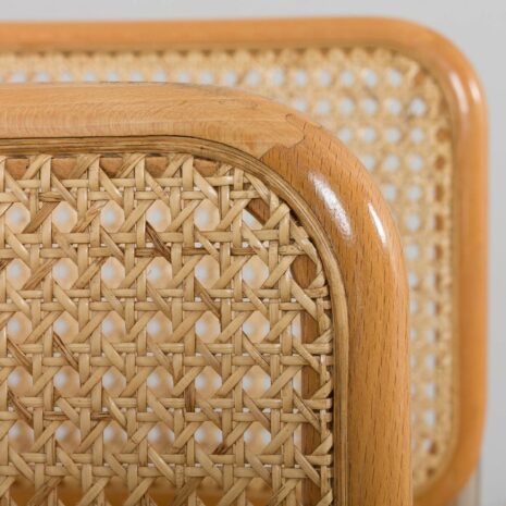 21194 Pair of beech Cesca chairs with rattan -8 Pair of beech Cesca chairs with rattan scaled
