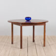 Italian mid century round extension dining table in Rosewood by Stildomus  scaled