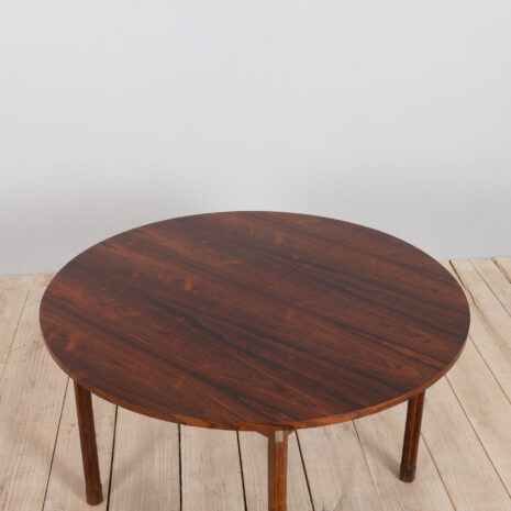 21226 Italian mid century round extension dining table in Rosewood by Stildomus-14 Italian mid century round extension dining table in Rosewood by Stildomus scaled