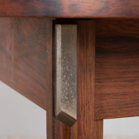 21226 Italian mid century round extension dining table in Rosewood by Stildomus-16 Italian mid century round extension dining table in Rosewood by Stildomus scaled