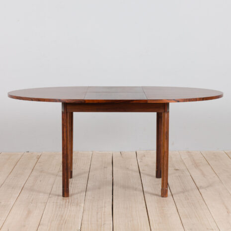 21226 Italian mid century round extension dining table in Rosewood by Stildomus-3 Italian mid century round extension dining table in Rosewood by Stildomus scaled
