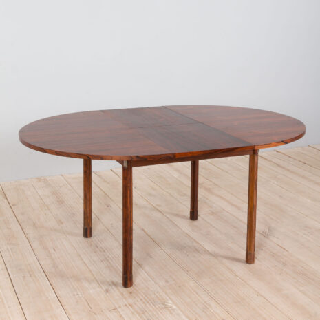 21226 Italian mid century round extension dining table in Rosewood by Stildomus-4 Italian mid century round extension dining table in Rosewood by Stildomus scaled