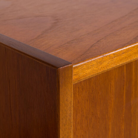 21287 Szafka wisząca w stylu Cadovius Sorensen z sekretarzykiem, komodą i 5 półkami-17 Cadovius Sorensen style wall unit with a secretary desk and chest of drawers and shelves scaled