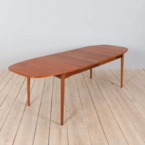 21290 Mid century modern Danish drop leaf extension table with 2 additional leaves with aprons-10 Mid century modern Danish drop leaf extension table with additional leaves with aprons scaled