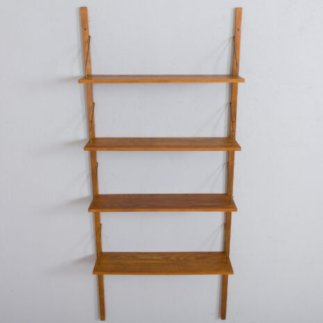 21293 Set of 4 solid oak shelves from Denmark, 1970s(2) Set of solid oak shelves from Denmark s scaled