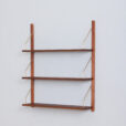 Mid Century Wall Unit Set Of Hanging Teak Shelves In Preben Sorensen Style Denmark s scaled