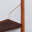Mid Century Wall Unit Set Of Hanging Teak Shelves In Preben Sorensen Style Denmark s scaled