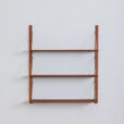Mid Century Wall Unit Set Of Hanging Teak Shelves In Preben Sorensen Style Denmark s scaled