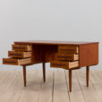 Danish teak desk with drawers scaled