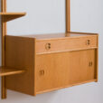 Two bay oak wall unit by Kjael Riis s