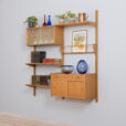 Two bay oak wall unit by Kjael Riis s
