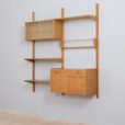 Two bay oak wall unit by Kjael Riis s