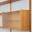 Scandinavian oak wall unit by Sven Andersen Norway   scaled
