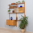 Scandinavian oak wall unit by Sven Andersen Norway s  scaled