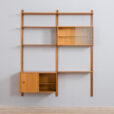 Scandinavian oak wall unit by Sven Andersen Norway s  scaled