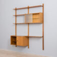 Scandinavian oak wall unit by Sven Andersen Norway s  scaled