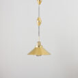 Mid Century Danish Brass P  Adjustable Pendant Lamp By Fritz Schlegel For Lyfa s na czarnym kablu  scaled
