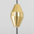 Mid Century Danish Brass P  Adjustable Pendant Lamp By Fritz Schlegel For Lyfa s na czarnym kablu  scaled