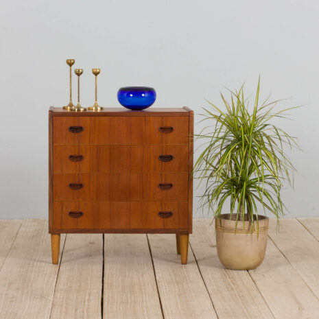 21349 Komoda z szufladami z drewna tekowego-2 Chest of drawers in teak scaled