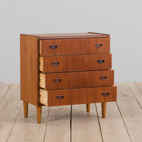 21349 Komoda z szufladami z drewna tekowego-4 Chest of drawers in teak scaled