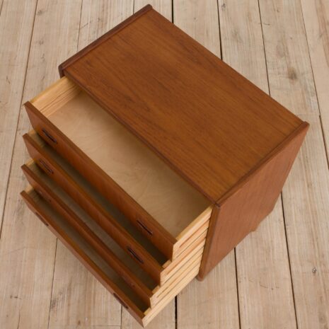21349 Komoda z szufladami z drewna tekowego-8 Chest of drawers in teak scaled