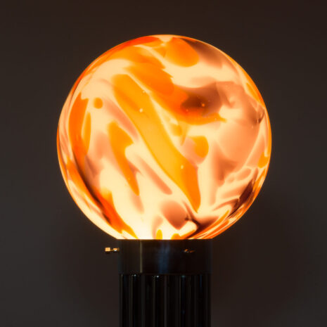 21359 duża lampa podłogowa ze szkła Murano z chromowaną i marmurową podstawą, 1970-10 big Murano glass floor lamp with chrome and marble base s scaled