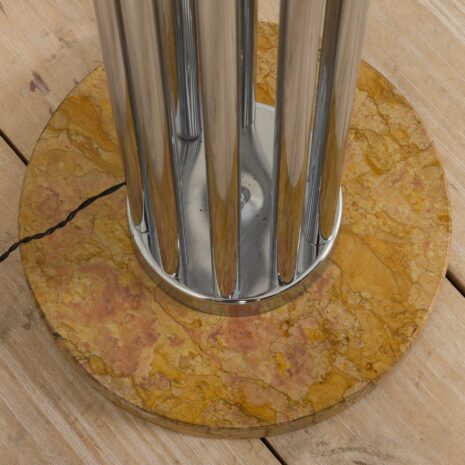 21359 duża lampa podłogowa ze szkła Murano z chromowaną i marmurową podstawą, lata 1970-6 big Murano glass floor lamp with chrome and marble base s scaled