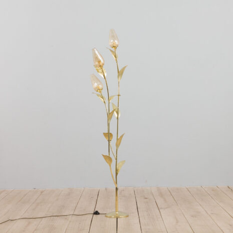 21365 Floral brass floor lamp-2 Floral brass floor lamp scaled