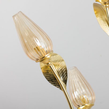 21365 Floral brass floor lamp-5 Floral brass floor lamp scaled