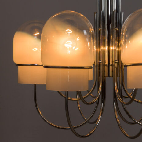 21370 Italian space age chandelier with Murano glass ombre shades, 1970s-13 Italian space age chandelier with Murano glass ombre shades s scaled