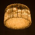 Paolo Venini  glass crystals chandelier form the s  scaled