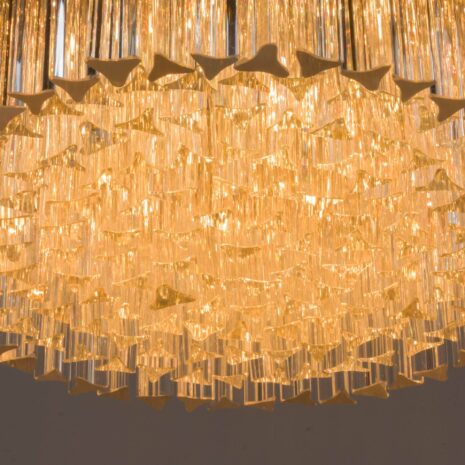 21385 Paolo Venini 169 szklany kryształowy żyrandol z lat 1970-13 Paolo Venini glass crystals chandelier form the s scaled