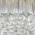 Paolo Venini  glass crystals chandelier form the s  scaled