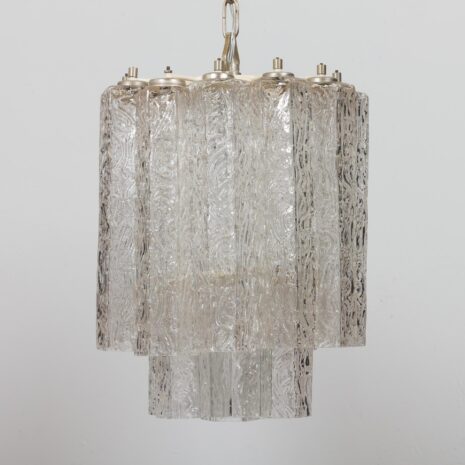 21387 Venini 21 Murano sześciokątny żyrandol z ręcznie dmuchanego szkła, Włochy 1960s-2 Venini Murano hexagonal hand blown glasses chandelier Italy s scaled