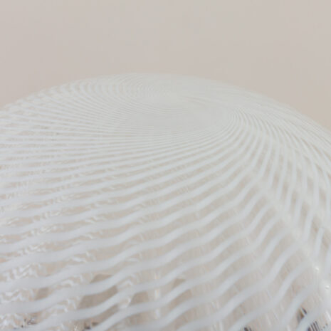 21112 Pair of Venini table lamps with Murano glass swirl bowl shades-5 Pair of Venini table lamps with Murano glass swirl bowl shades scaled