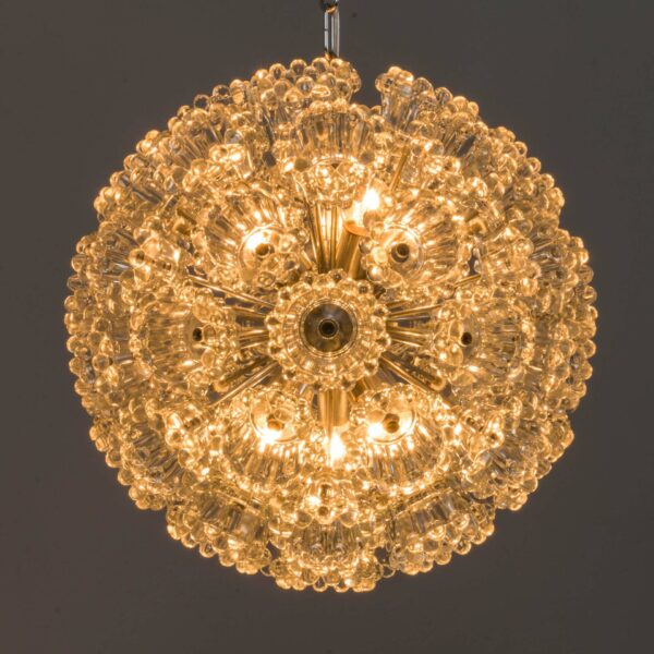 Venini style Murano glass flowers Sputnik chandelier Italy s  scaled