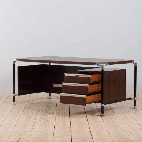 21316 Ico Luisa Parisi for MIM Roma Urio executive desk in rosewood, Italy, 1950s-8 Ico Luisa Parisi for MIM Roma Urio executive desk in rosewood Italy s scaled