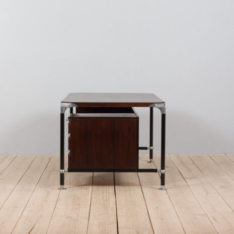 21316 Ico Luisa Parisi for MIM Roma Urio executive desk in rosewood, Italy, 1950s-9 Ico Luisa Parisi for MIM Roma Urio executive desk in rosewood Italy s scaled