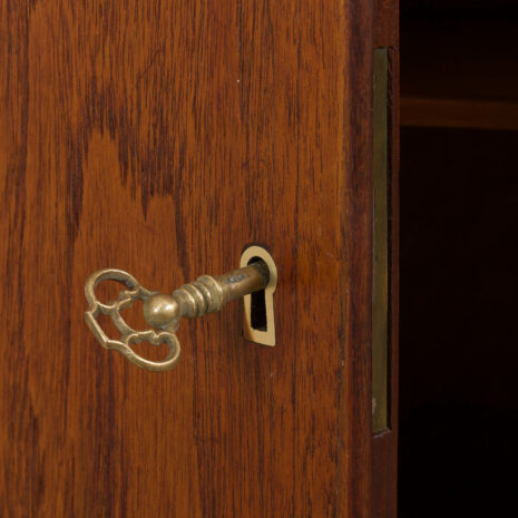 21334 Biurko z drewna tekowego projektu Svenda Aage Madsena dla H.P. Hansen, Dania 1960 -18 Teak Desk By Svend Aage Madsen For H