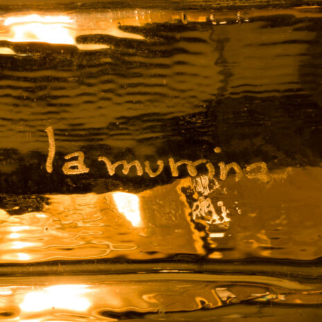 21369.1 Pair of La Murrina Murano lattimo glass and gilded metal wall sconces-16 Pair of La Murrina Murano lattimo glass and gilded metal wall sconces