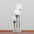 Targetti Sankey space age chrome table lamp with white spheres Italy s scaled