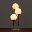 Targetti Sankey space age chrome table lamp with white spheres Italy s scaled