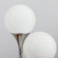 Targetti Sankey space age chrome table lamp with white spheres Italy s scaled